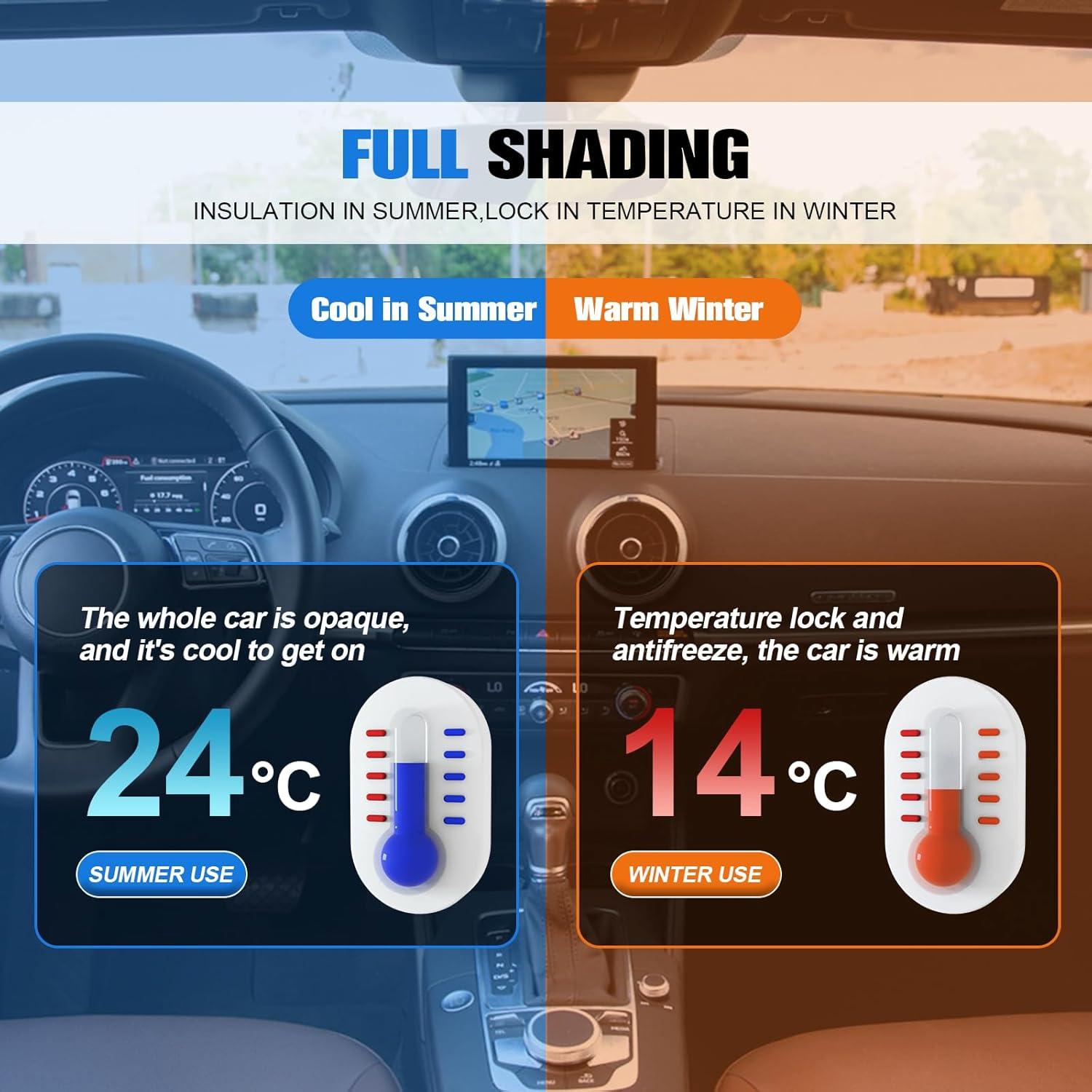 Autoabdeckung Halbe Autoplane wasserdicht UV-Schutz Outdoor schneefest