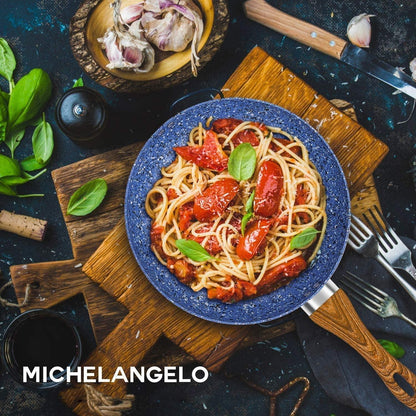 Bratpfanne mit Deckel 20cm Induktion Granit