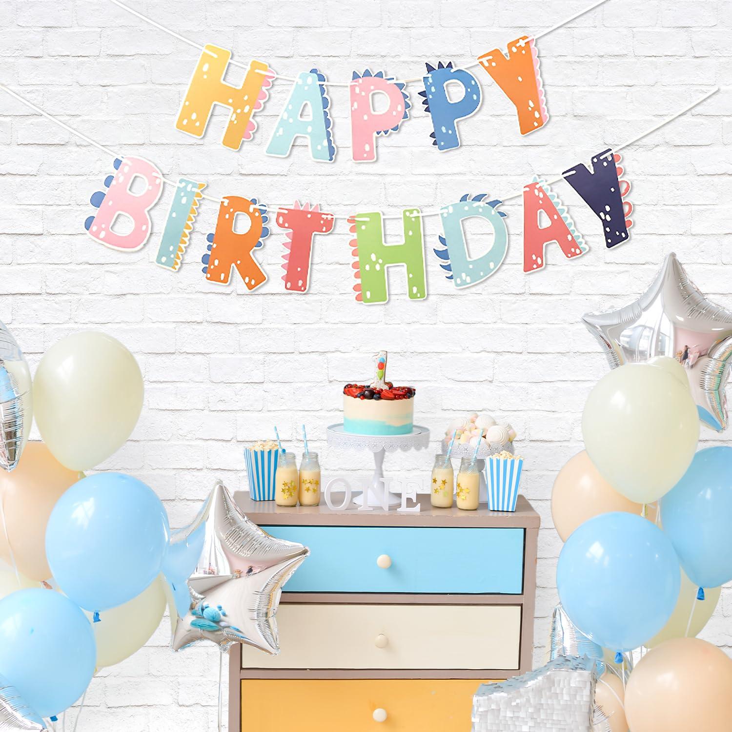 Dinosaurier-Alles Gute zum Geburtstag Banner