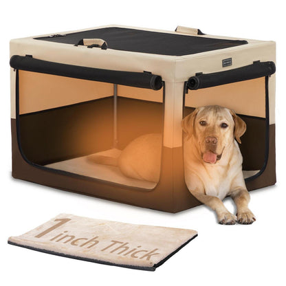 Faltbare Hundebox für Zuhause & Reisen – Komfortabler Kennel