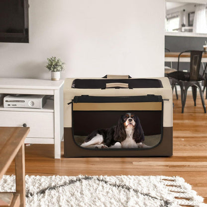 Tragbarer Hundekäfig mit Matte – Komfortable Transportbox für Hunde