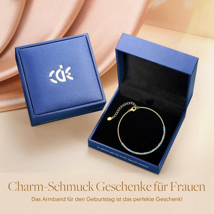 925 Sterling Silber Armband Damen vergoldet Zirkonia Infinity Geschenk