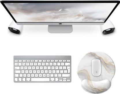 Ergonomisches Mousepad mit Gelkissen und Handauflage für