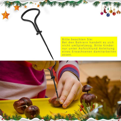 527-teiliges Kastanien Bastelset für Herbstdekoration