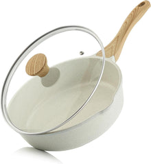 Keramik Bratpfanne mit Deckel 26 cm Stay Cool Griff Induktion PFOA