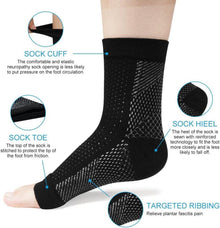 ACWOO Neuropathie Socken 4 Paar Plantarfasziitis