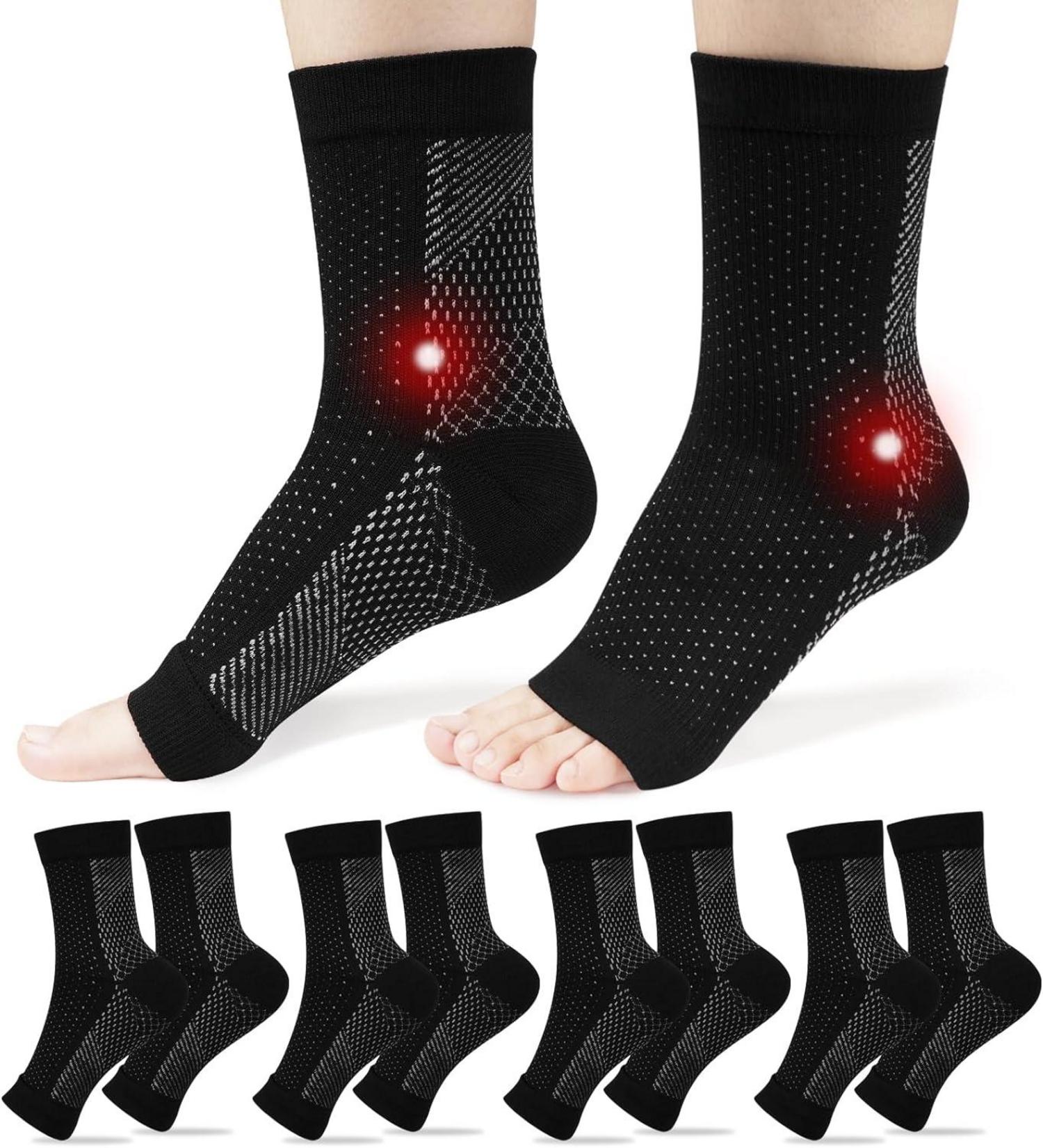 Kompressions Socken für Plantarfasziitis Arthritis Fersensporn Sport