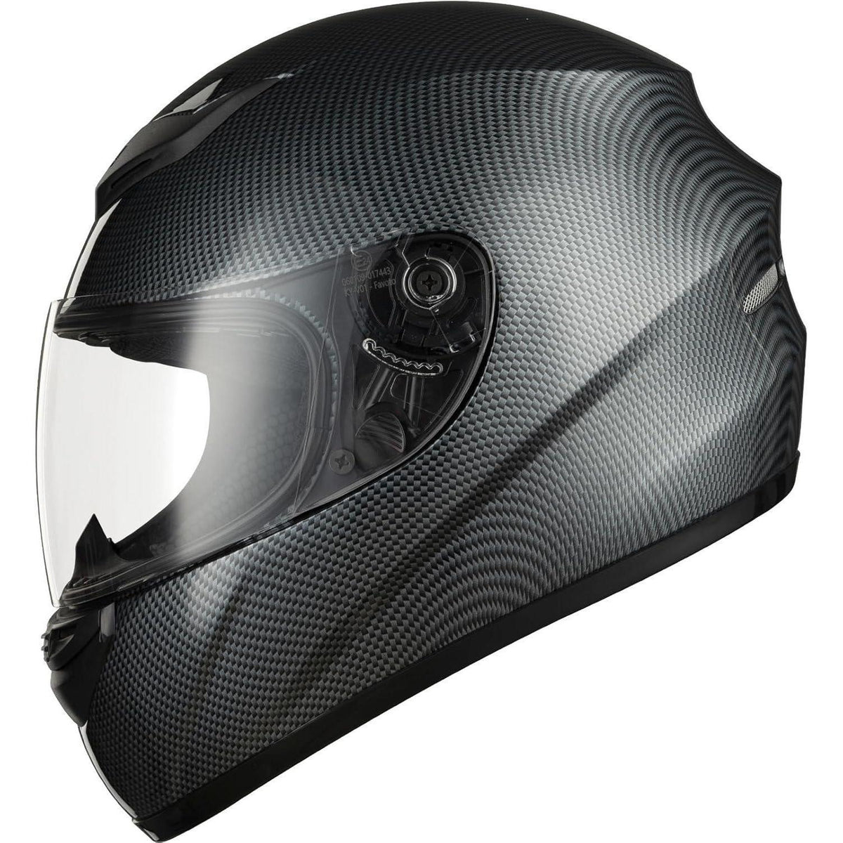 Integralhelm Motorrad Moped ECE 22.06 Kohlefaser M