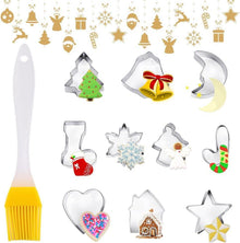 Ausstechformen Weihnachten Edelstahl Fondant Set 11-teilig