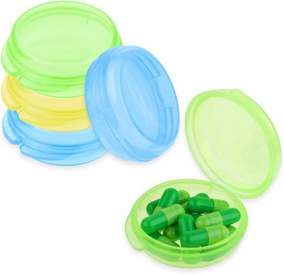 Mini-Pillendose 5er Set Pillen-Box Organizer Tragbar