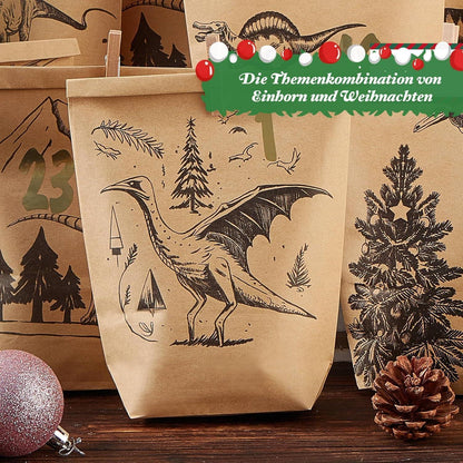 Adventskalender Tüten zum Befüllen 2024 | DIY