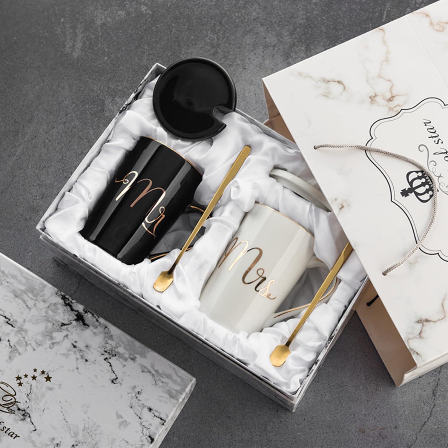 Mr und Mrs Tassen Set Hochzeit Valentinstag Jahrestag