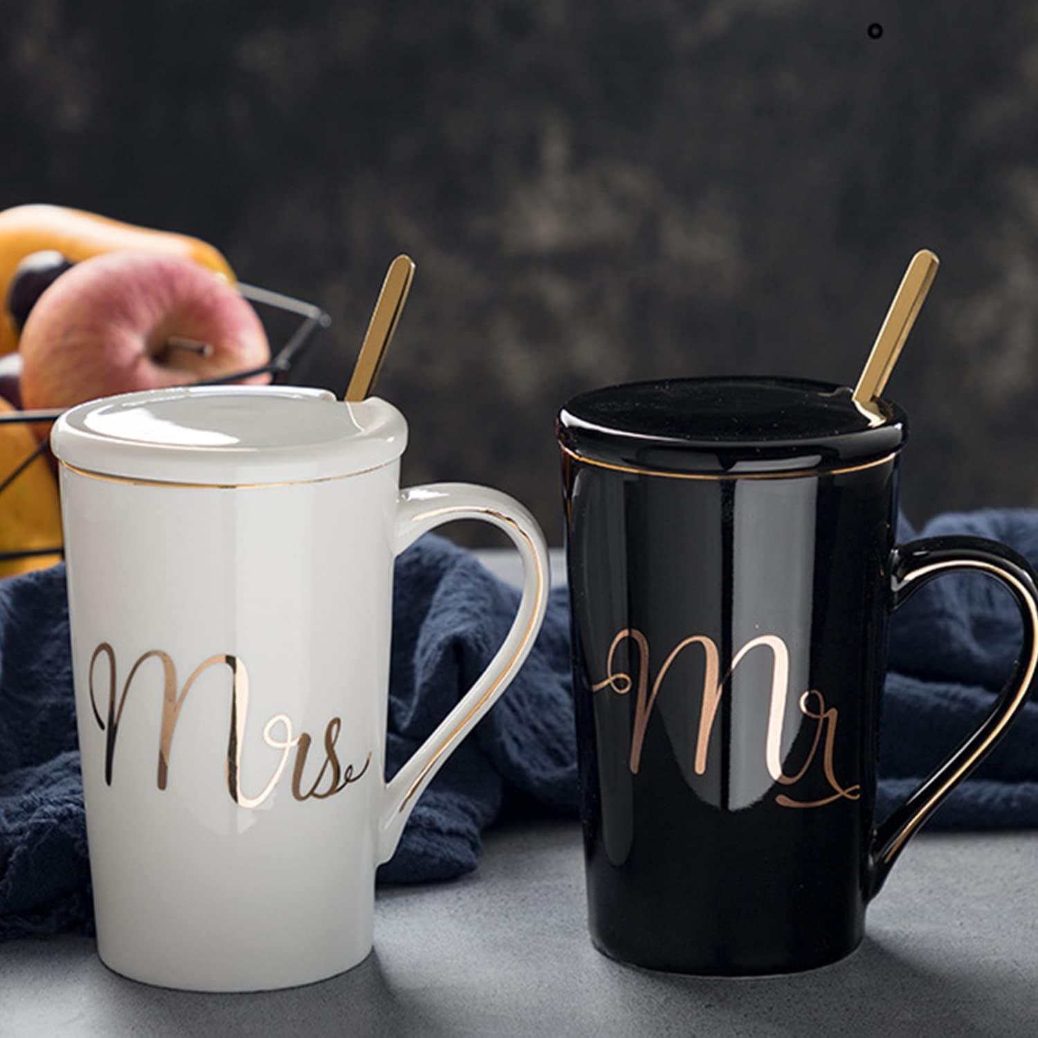 Mr und Mrs Tassen Geschenk 2 St. Hochzeit Valentinstag Jahrestag