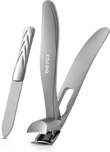 Ergonomischer Nagelknipser für dicke Nägel mit abgewinkeltem Kopf und