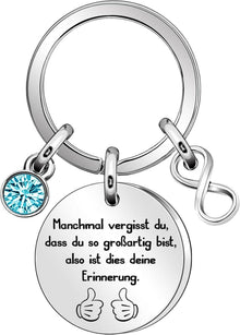 Inspirierendes Schlüsselband für Frauen - Geburtstagsgeschenk, beste