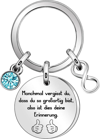 Inspirierendes Schlüsselband für Frauen - Geburtstagsgeschenk, beste