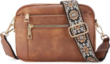 Moderne Damen Schultertasche aus veganem Leder - Große Kapazität mit