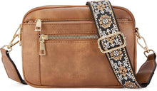 Damen Crossbody Bag Verstellbarer Riemen PU Leder Umhängetasche