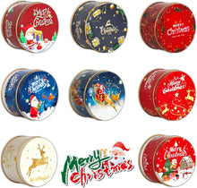 Weihnachtsdose Süßigkeiten Vorratsbehälter Metall 8 Stück Keksdose