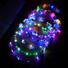 LED Blumenkranz Stirnband 6PCS Haarkranz Party Accessoires