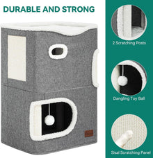 YITAHOME Katzenhaus Indoor Katzenbett Katzentonne