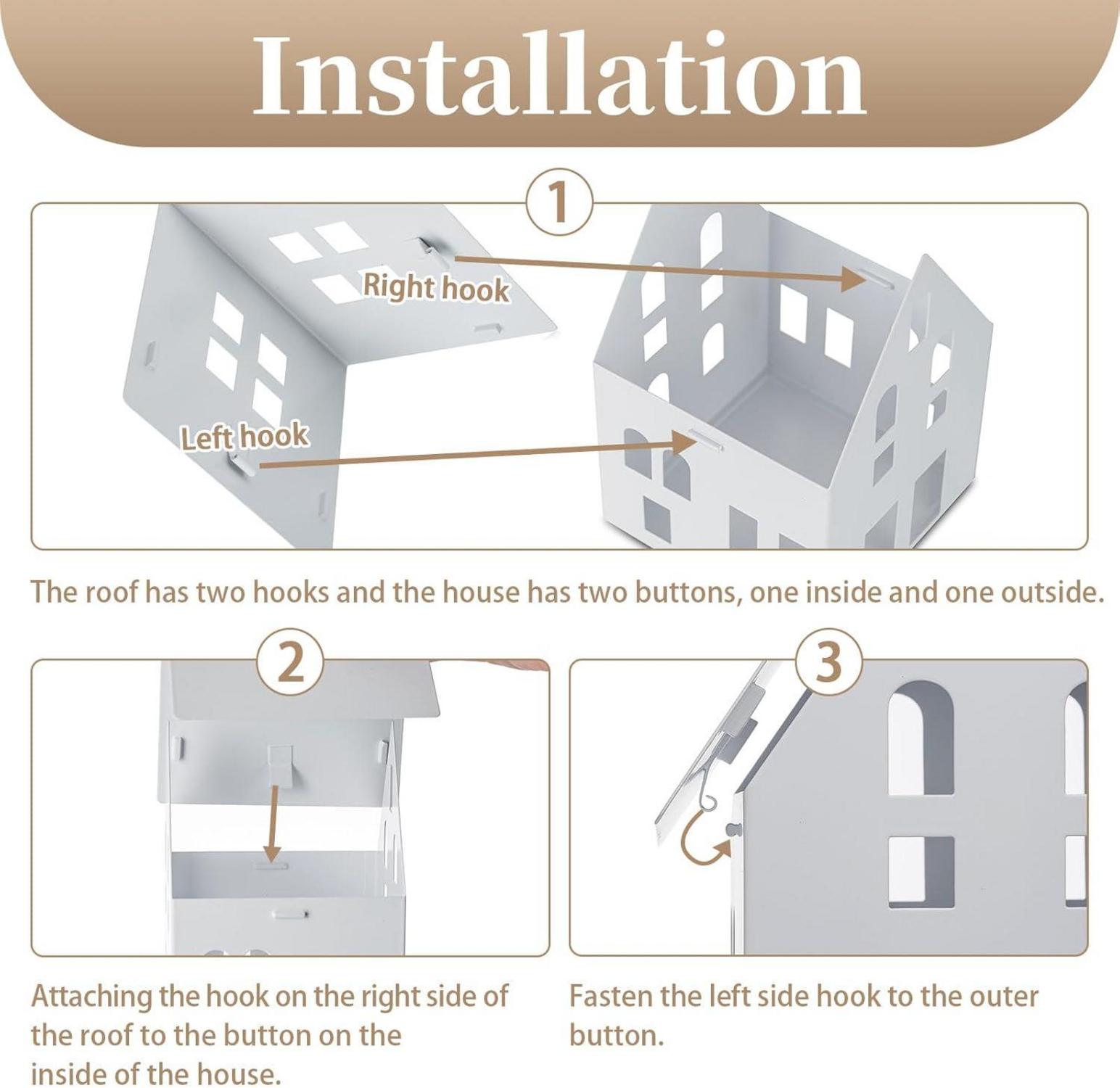 Dekorative LED-Kerzenhaus Set von 3 für Weihnachten
