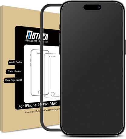 Mothca Matt Panzer Schutzglas iPhone 15 Pro Max 2.5D Folie