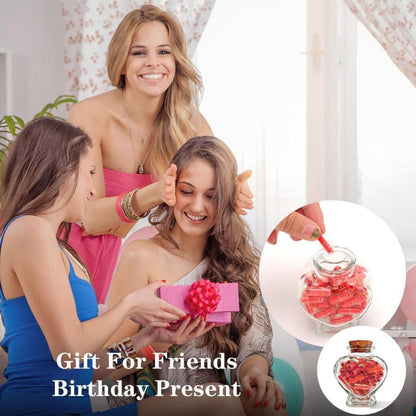 Liebesnachricht Flasche 50 Stück DIY Jahrestag Geschenk Valentinstag