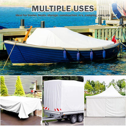 Wasserdichte Abdeckplane 3x4m – 440g/m² PVC Schutzplane