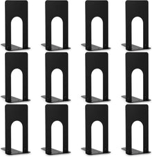 Buchstützen Metall Hochwertiges Bücher Halterung Regal Schwarz 6 Paar