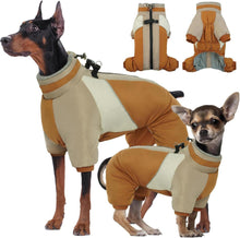 Wasserdichter Hundemantel mit Geschirr, Winterjacke für kleine Hunde
