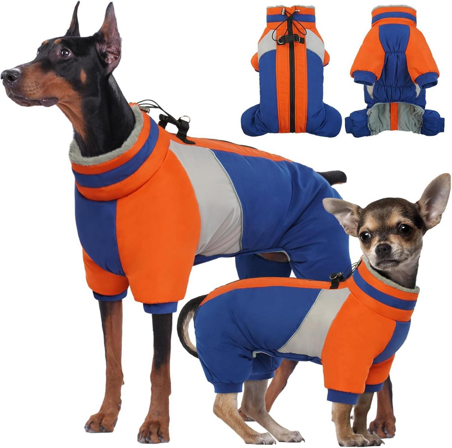 Wasserdichter Hundemantel für kleine Hunde Winter Blau XS