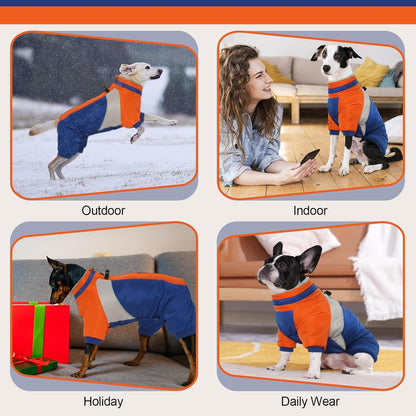 Kuoser Wasserdichter Hundemantel Winter Blau XS Kleine Hunde