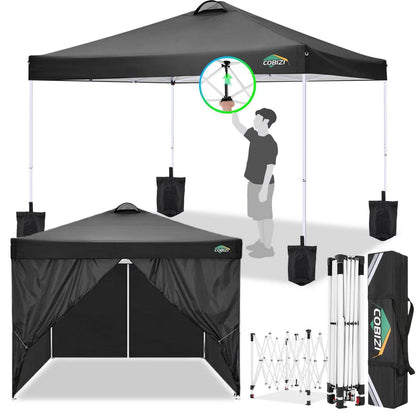 Faltpavillon 3x3 wasserdicht – Stabil & Winterfest mit Seitenteilen