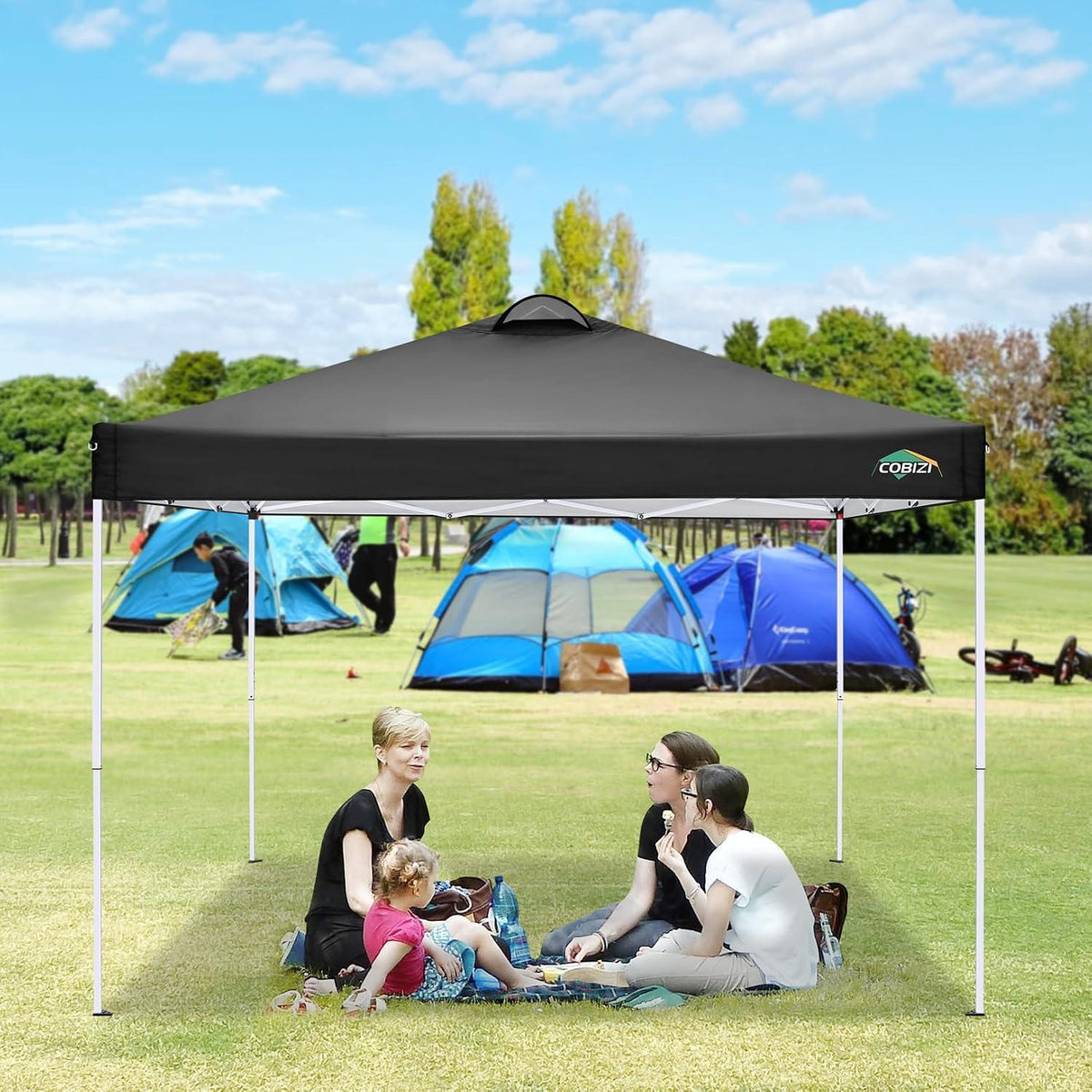 Faltpavillon 3x3 wasserdicht – Stabil & Winterfest mit Seitenteilen