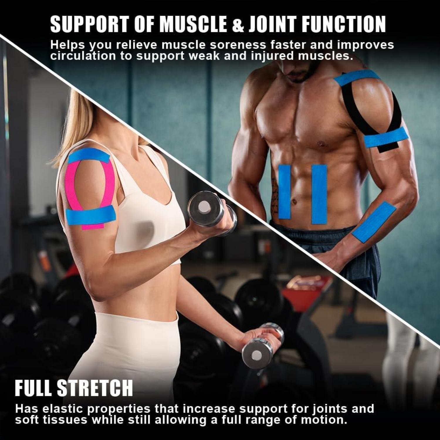 Sporttape Kinesiologie Tape 5m wasserfest Elastisches Therapie-Band