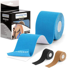 Kinesiologie Tape Classic 5x5m wasserfestes Sport Physio Tape Blau