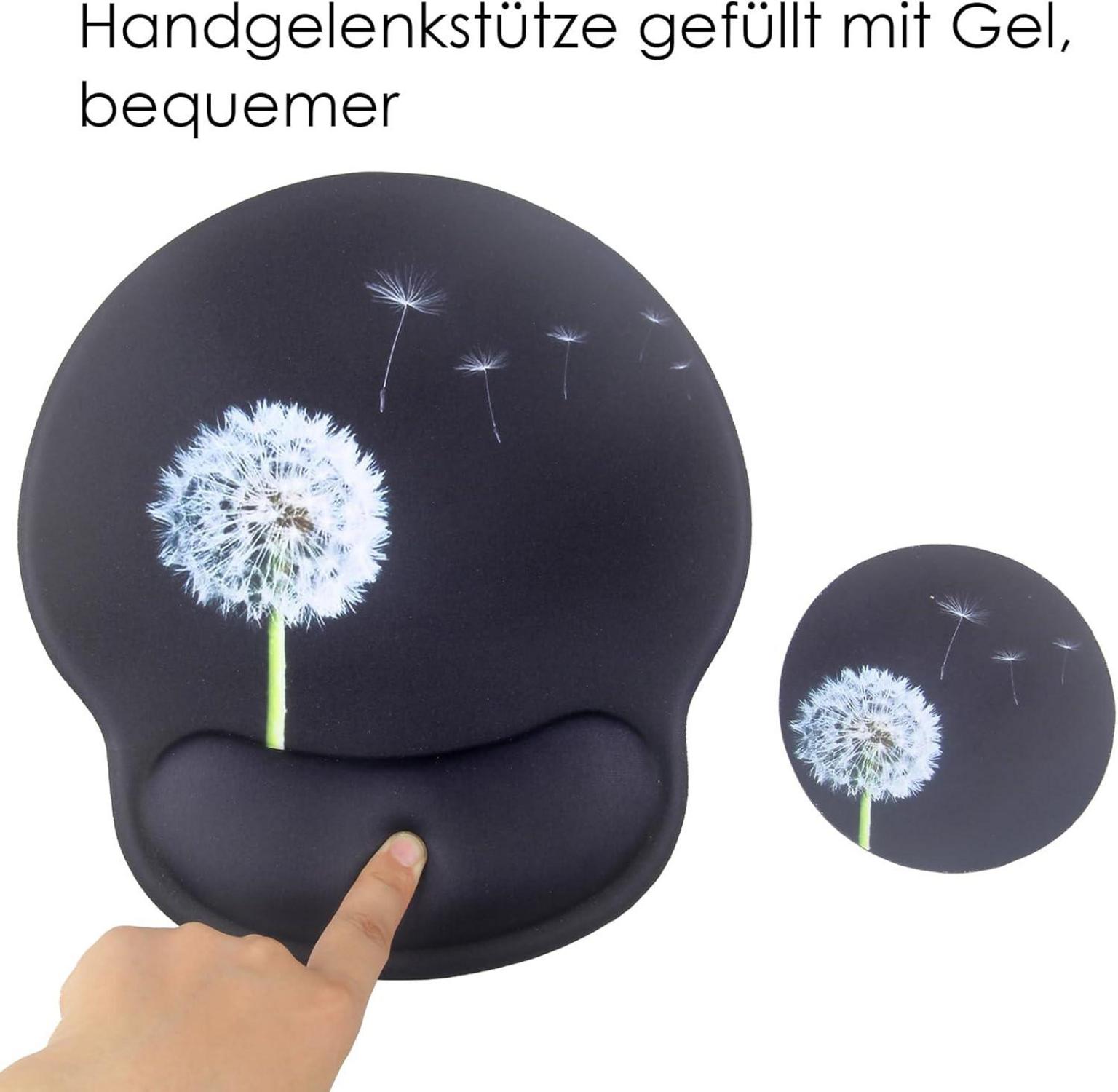 Ergonomisches Mousepad mit Handauflage und Gelkissen - Set mit