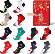 Souarts Weihnachtssocken Adventskalender 12 Paare 2024 Frauen