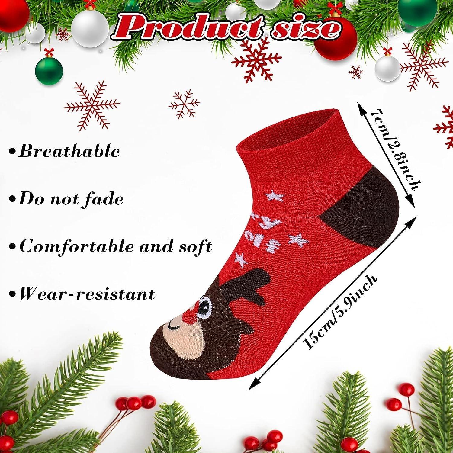 12 Paar Weihnachtssocken Damen Adventskalender 2024 Warme Socken
