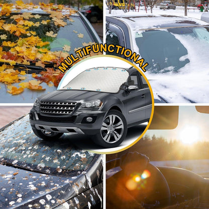 Auto Frontscheibenabdeckung Winter Frostschutz Magnetisch 178*124CM