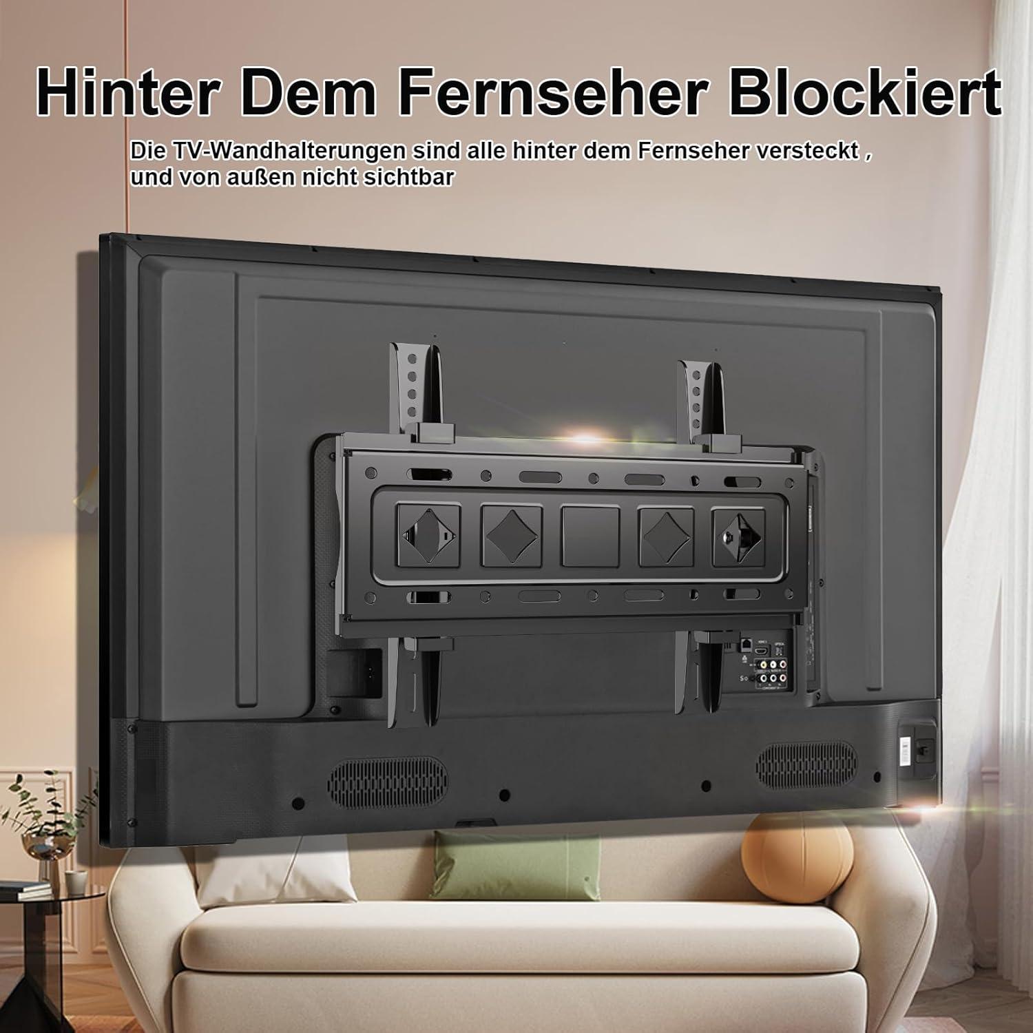 Neigbare TV Wandhalterung für 32-68 Zoll Fernseher bis 60kg