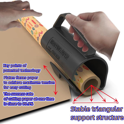 Geschenkpapier Schneider Rollen Geschenkpapier Cutter Schwarz