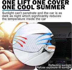 Auto Scheibenabdeckung Winterabdeckung mit Magnet UV-Schutz