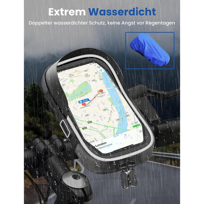 Handyhalterung Fahrrad Wasserdicht 360° Drehbar 4.7-6.5 Zoll