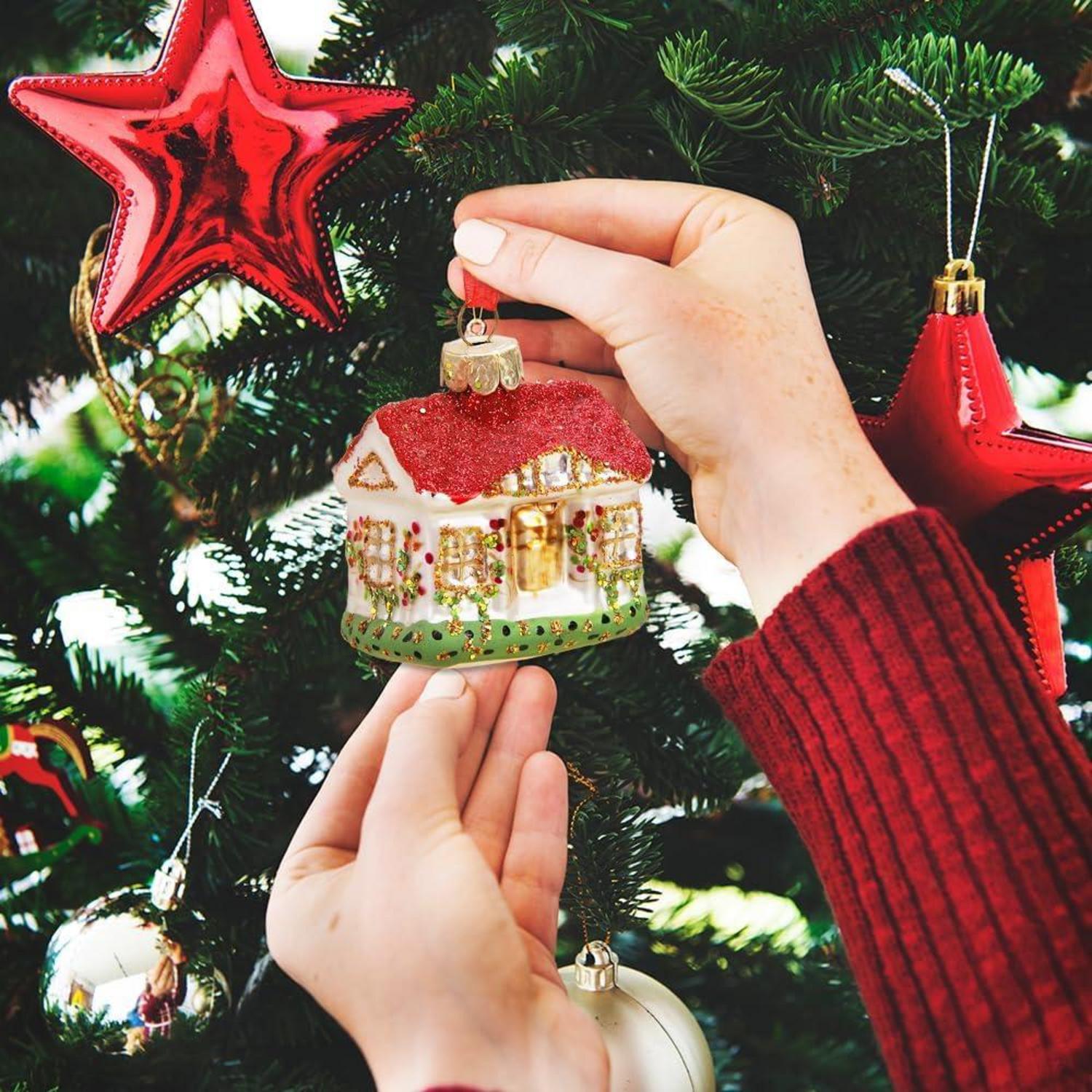 Weihnachtsanhänger Glas Weihnachtsbaumschmuck