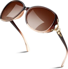 Große Trendige Vintage Sonnenbrille Damen Polarisiert UV400