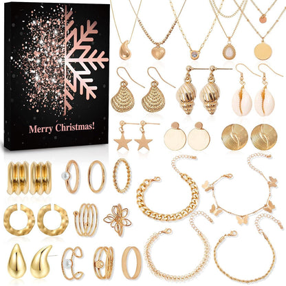 Adventskalender Schmuck 2024 Mädchen Frauen Weihnachtskalender