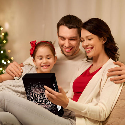 Adventskalender 2024 Mädchen Frauen Schmuck Set 24 Überraschungen Schwarz
