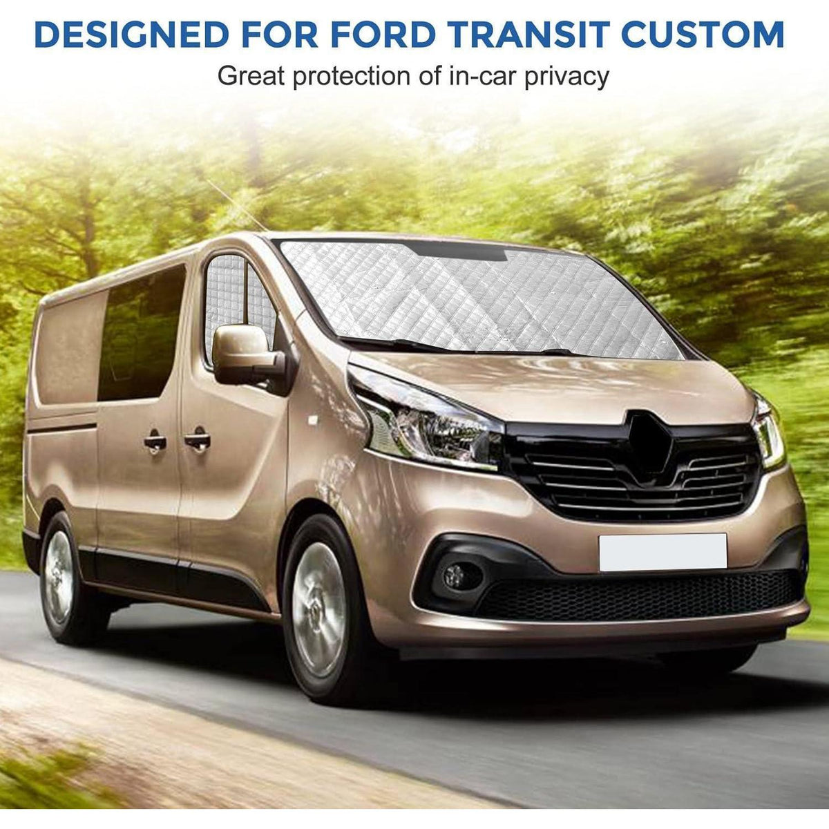 3tlg. Wohnmobil Sonnenschutz für Renault Trafic, Opel Vivaro, Nissan NV300, Fiat Talento